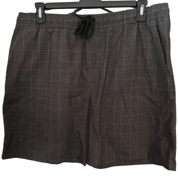 Forever 21 Grey Plaid Shorts 2XL - Picture 1 of 6
